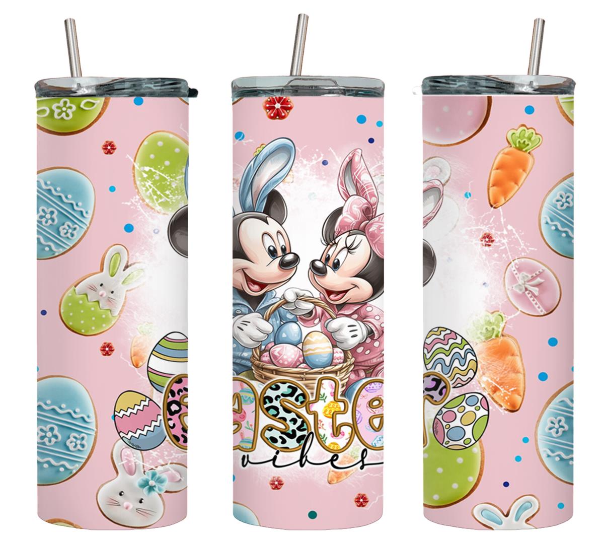 Happy Easter Mickey and Minnie-8955